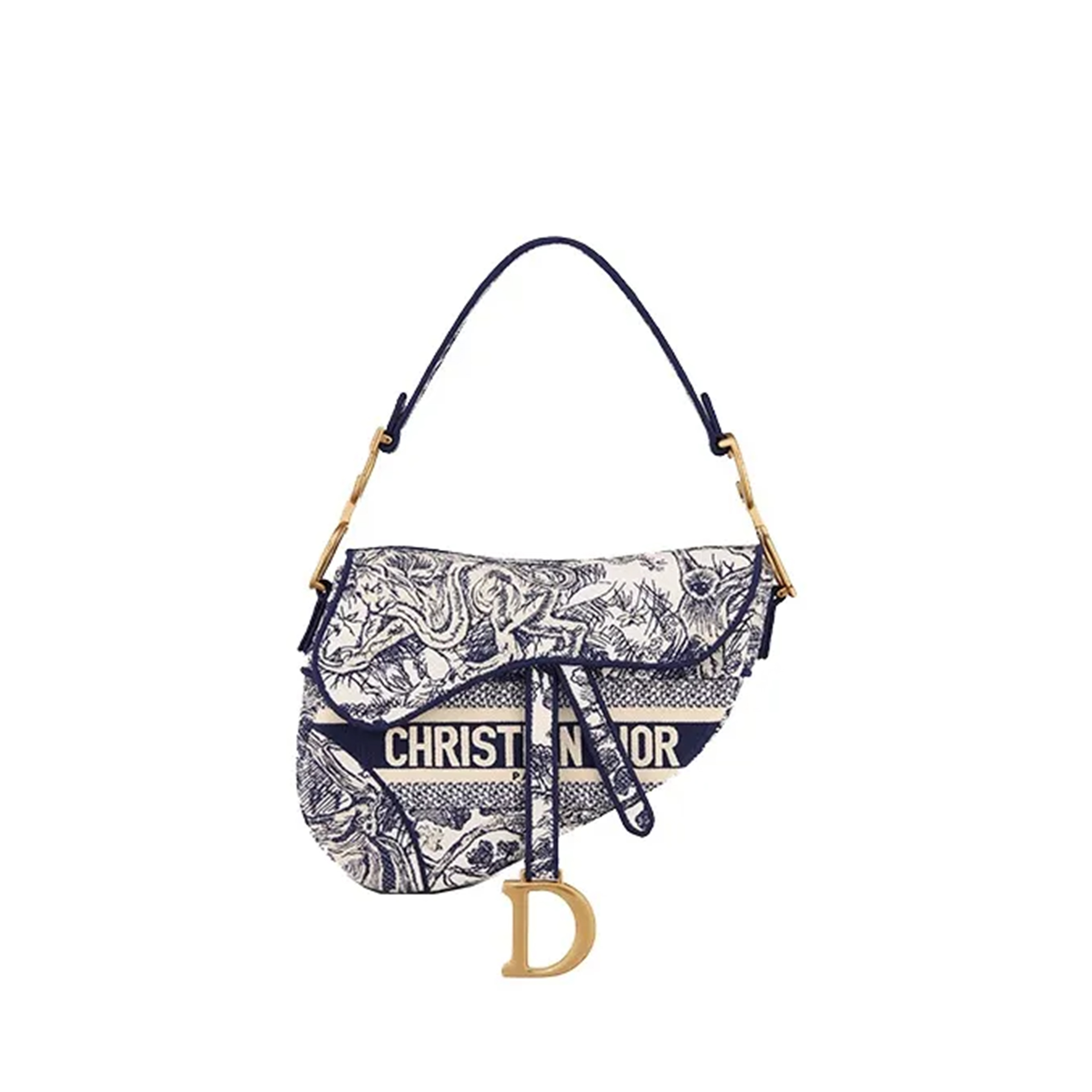 DIOR SADDLE HANDBAGS M0446CTDT-M808 (25.5*20*6.5cm)